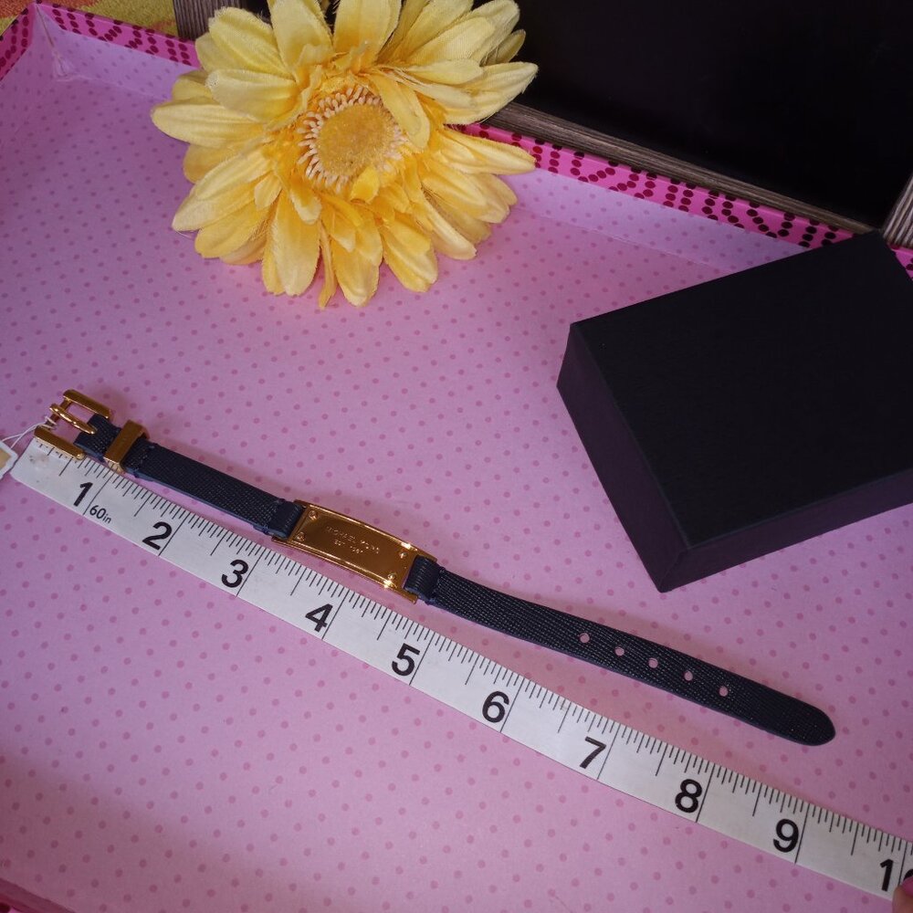 MK blue leather bracelet - Picture 6 of 16